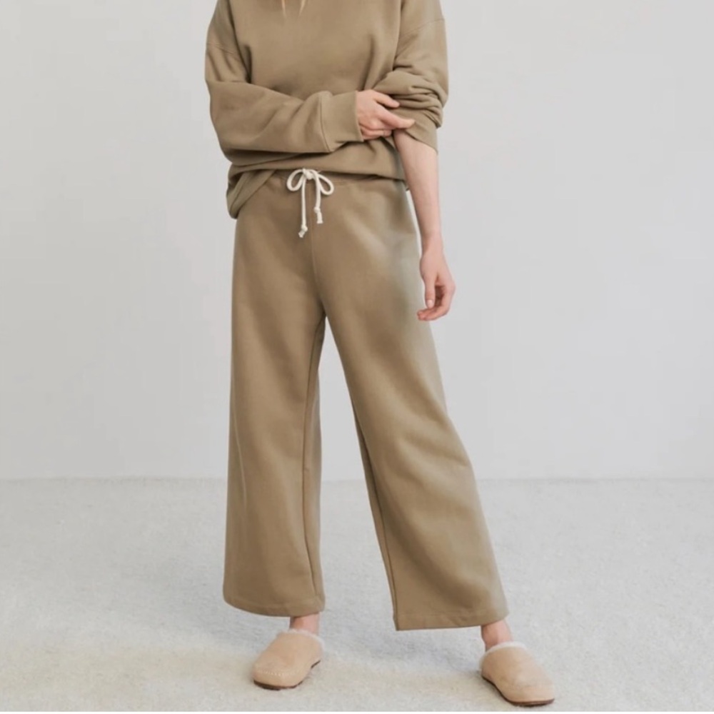 Jenni Kayne Marina Cotton Sweatpant In Hazel Tan Women’s Size XS